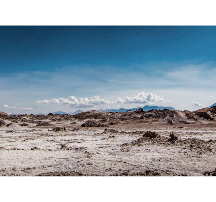 山墙壁画展示滑坡地形山峰 - TenStickers