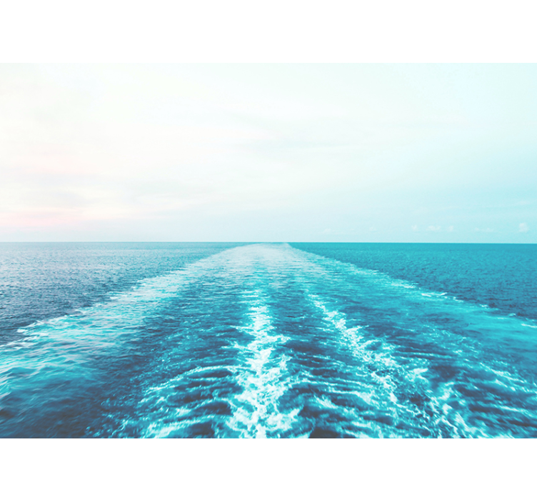 壁画海景带您领略海洋天际线景观 - TenStickers