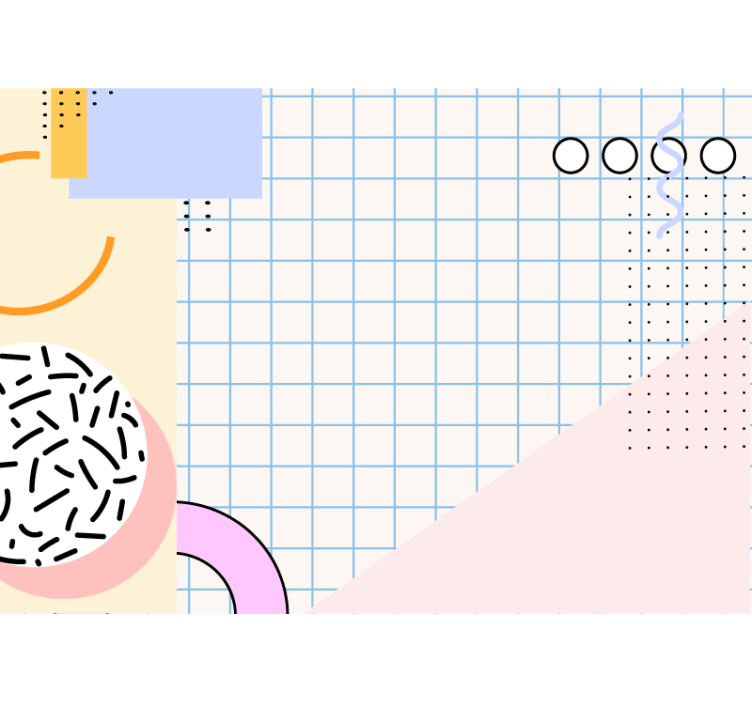 抽象壁画几何形状配置 - TenStickers