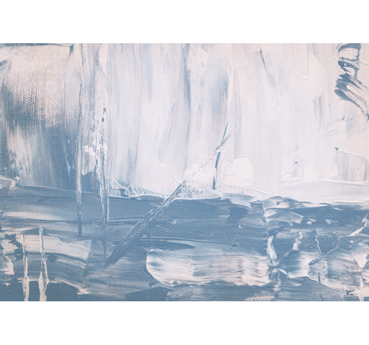 “japandi”模糊色彩抽象壁画 - TenStickers