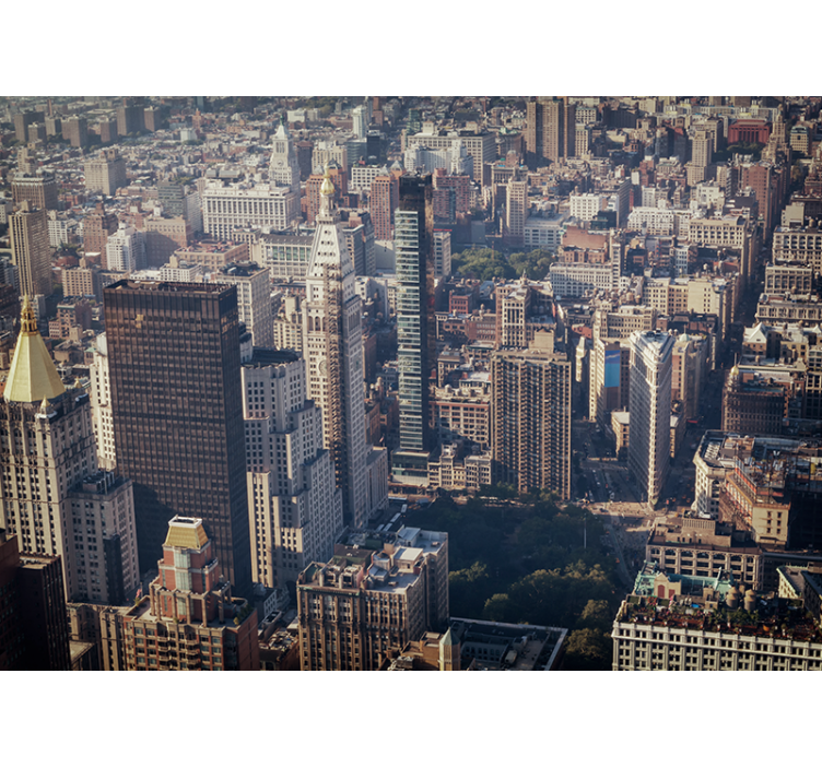 城市和乡村墙壁画城市风景 - TenStickers