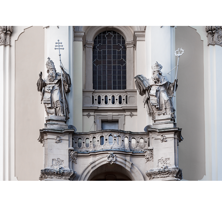 壁画古典艺术国王雕像 - TenStickers