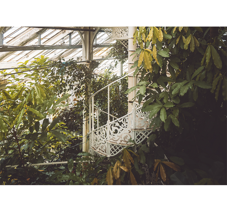 “山寨核心”植物自然壁画 - TenStickers