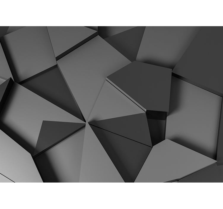 其他具有纹理和图案的壁画 几何图案表面 - TenStickers