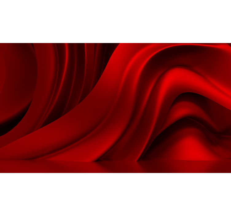 其他具有纹理和图案的壁画：缎面波纹图案 - TenStickers