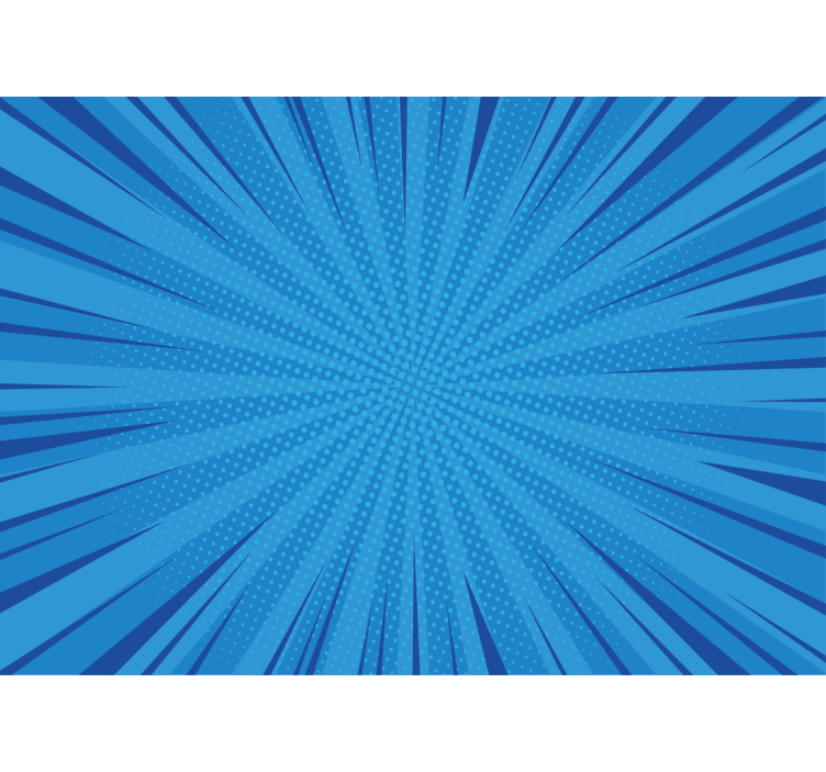 城市艺术壁画动感蓝色爆发 - TenStickers