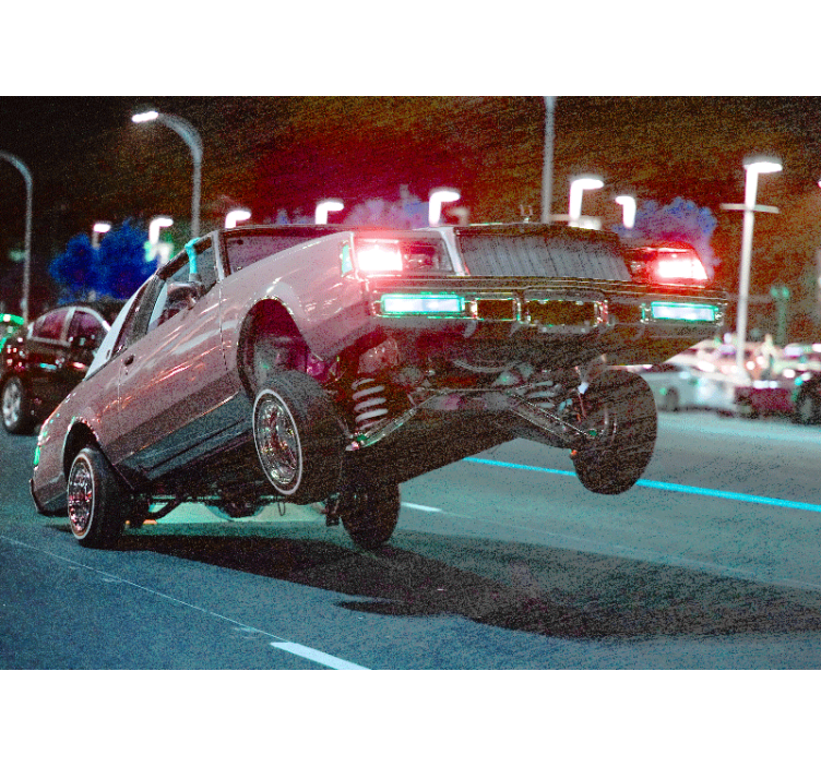 其他车辆壁画经典汽车特技 - TenStickers