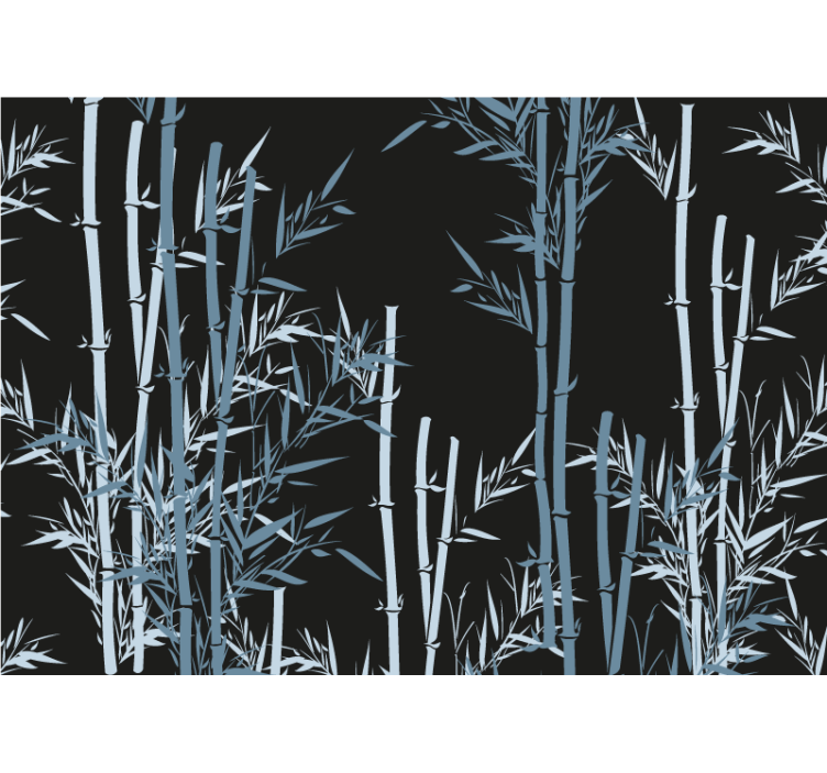 竹壁画竹林设计 - TenStickers