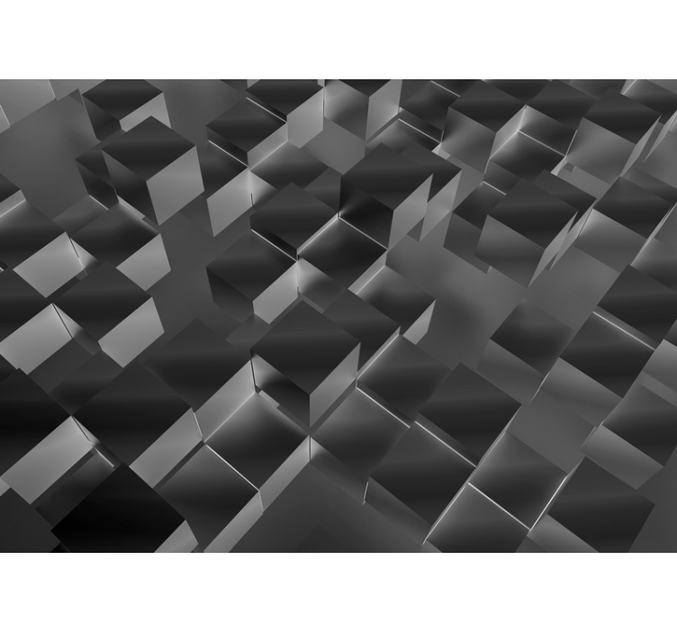 其他具有纹理和图案的壁画三维立方体 - TenStickers