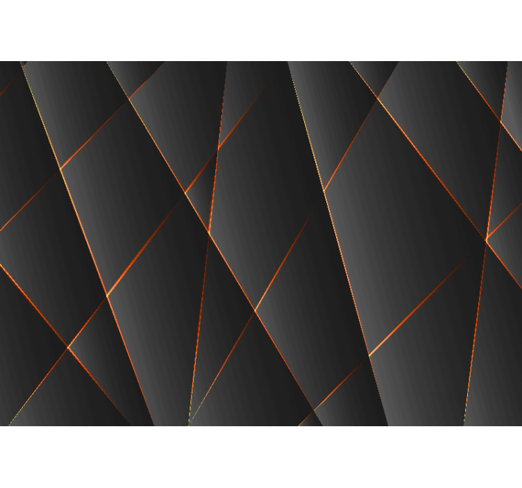 其他具有纹理和图案的壁画几何线性图案 - TenStickers