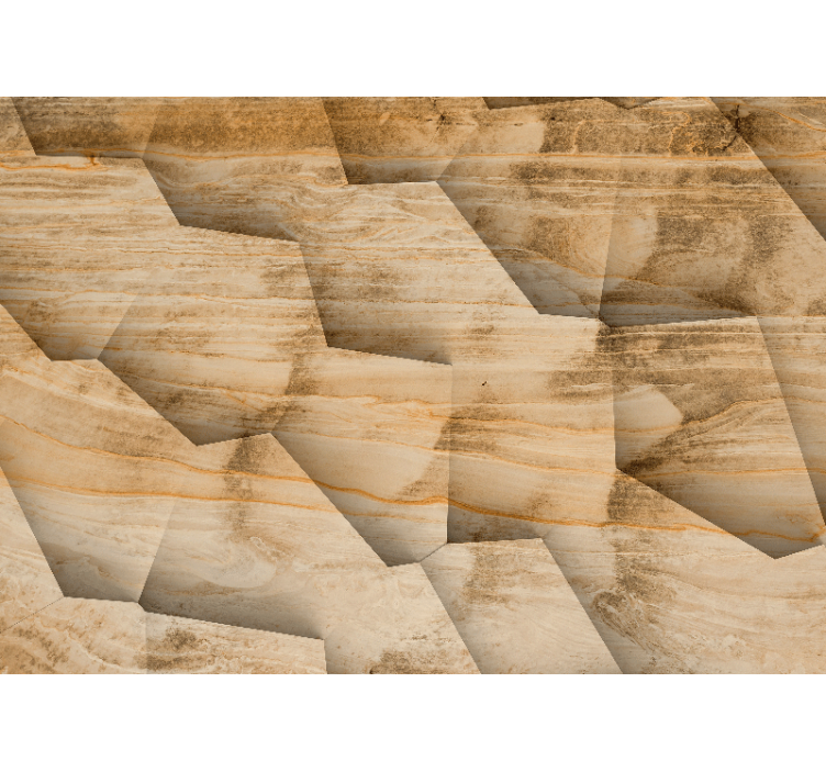 其他纹理和图案壁画几何石材图案 - TenStickers