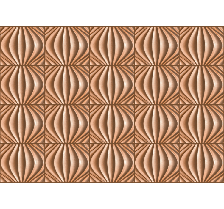 其他具有纹理和图案的壁画波浪纹理图案 - TenStickers