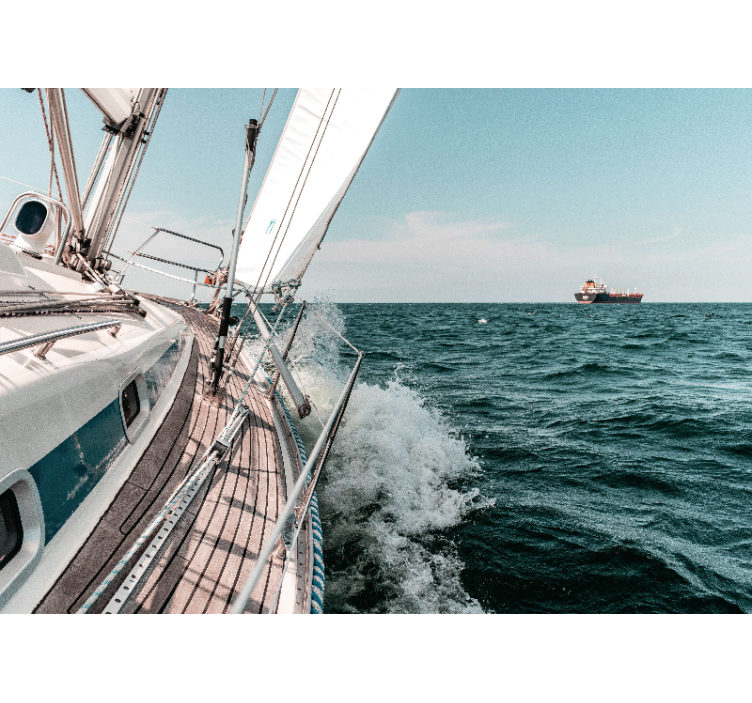 壁画海景航海冒险 - TenStickers