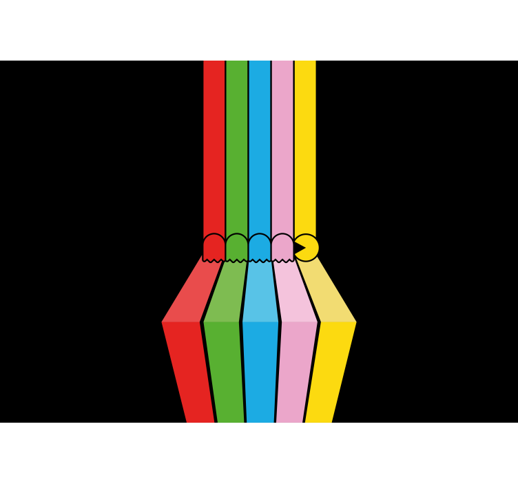 城市艺术壁画展现多彩铅笔笔触 - TenStickers