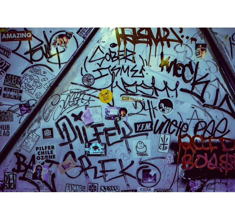 城市艺术壁画展现城市涂鸦艺术 - TenStickers