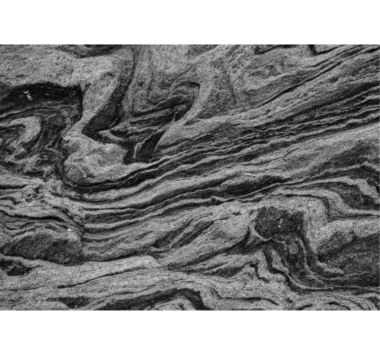 壁画浴室 自然灰色纹理 - TenStickers