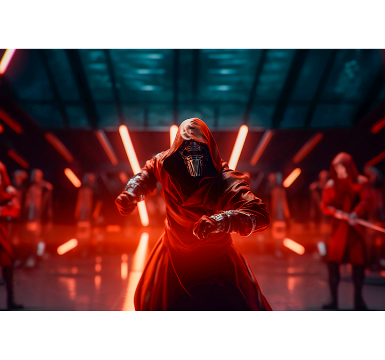 用于青少年房间的其他壁画 银河邪恶战士 - TenStickers