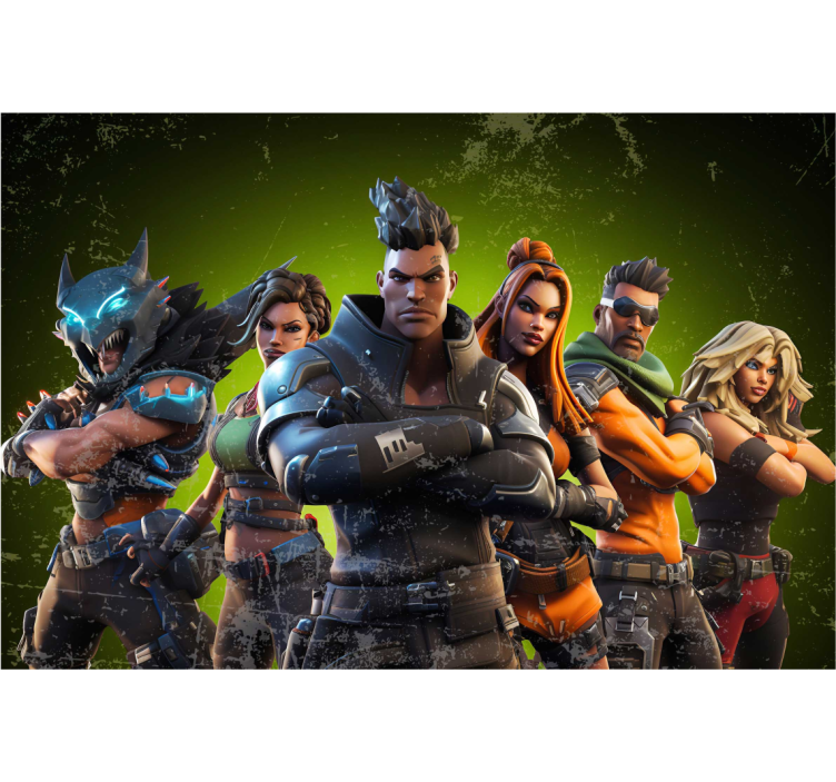 用于青少年房间的其他壁画 伟大的人物wei da de ren wu - TenStickers