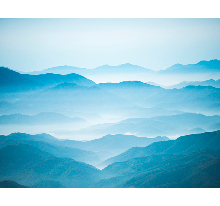 风景墙壁画 山峦地平线 - TenStickers