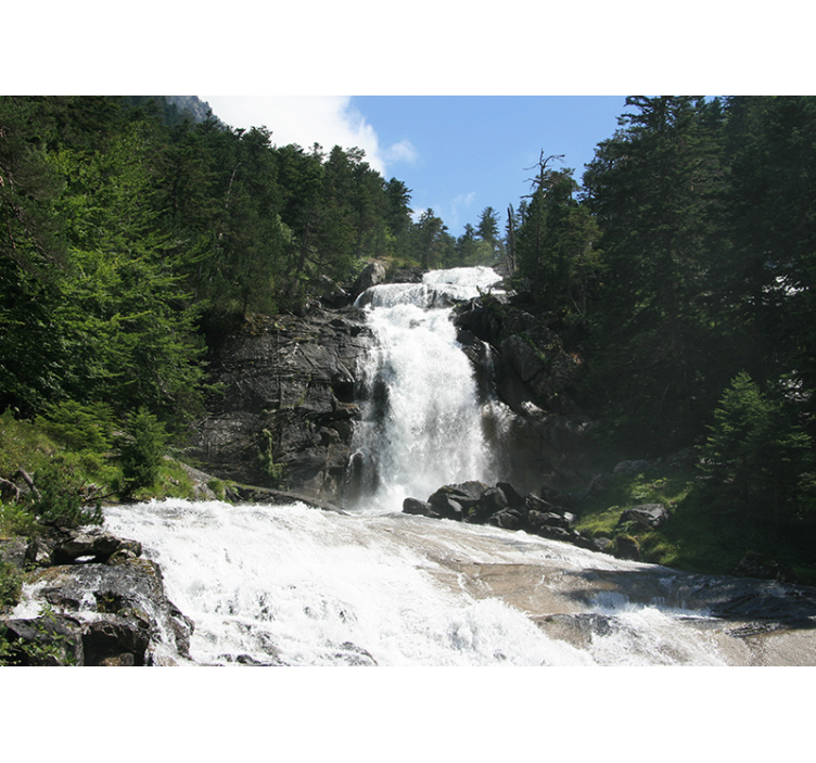 美丽的瀑布墙壁画 - TenStickers