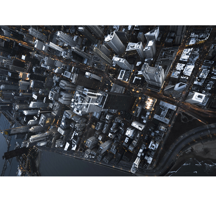 城市和乡村墙壁画城市风景观赏点 - TenStickers