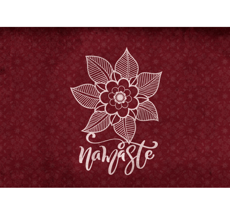 花墙壁画精致植物元素 - TenStickers