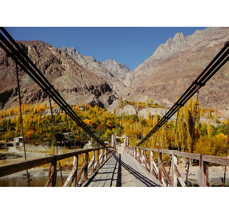 壁画质地 充满活力的绿叶组合 - TenStickers