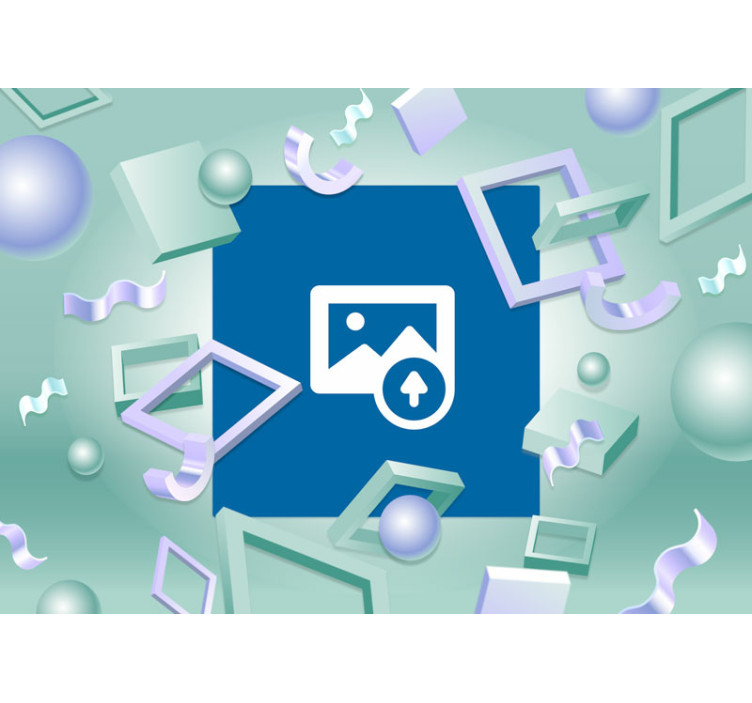 花墙壁画 手捧花朵 - TenStickers