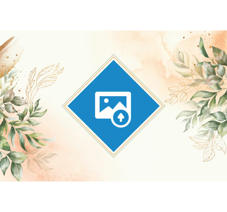 人墙壁画：向日葵帽子的女人 - TenStickers