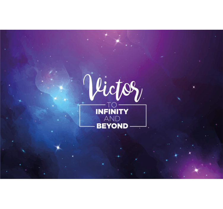 幻想墙壁画银河冒险主题 - TenStickers