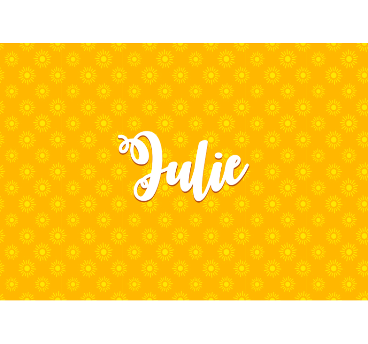 儿童房的其他壁画 向日葵图案背景 - TenStickers