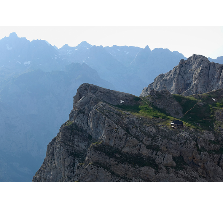 山墙壁画壮丽山景 - TenStickers