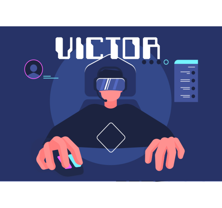 音乐主题壁画 游戏虚拟现实 - TenStickers