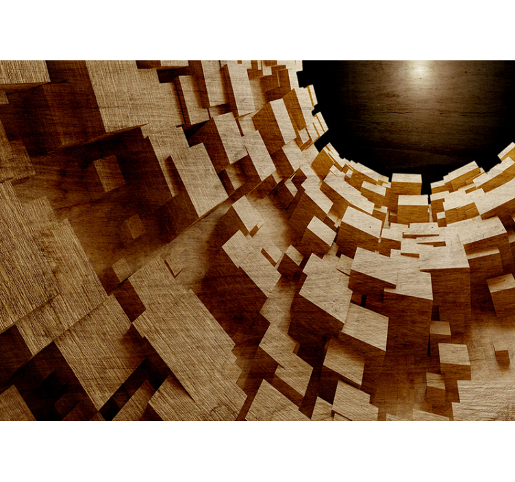 其他具有纹理和图案的壁画几何纹理拼贴 - TenStickers