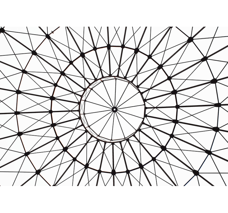 其他具有纹理和图案的壁画 几何排列概念 - TenStickers