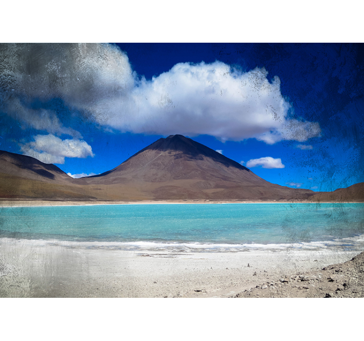 风景墙壁画 高山湖泊视角 - TenStickers