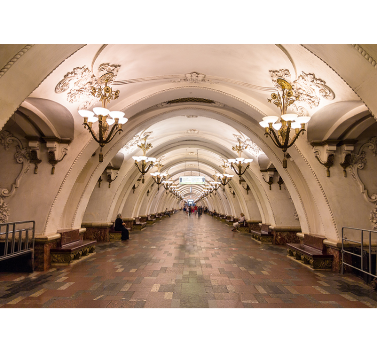 城市和乡村墙壁画 宏伟的地下通道 - TenStickers