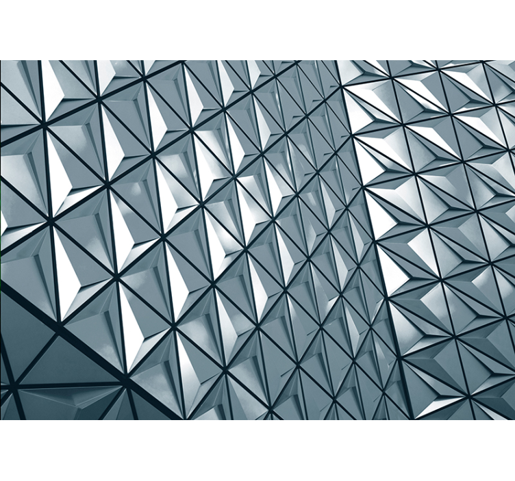 抽象壁画 几何图案表面 - TenStickers