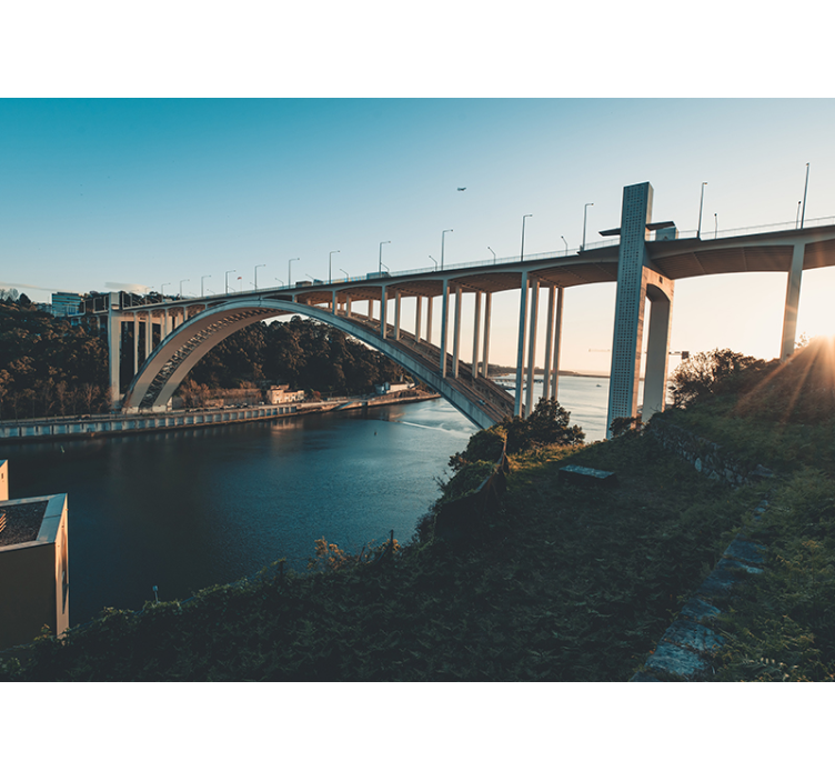 城市和乡村墙壁画 建筑桥梁景观 - TenStickers