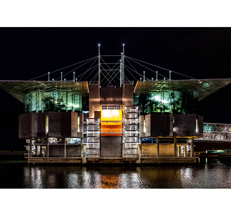 城市和乡村墙壁画 未来主义城市建筑 - TenStickers