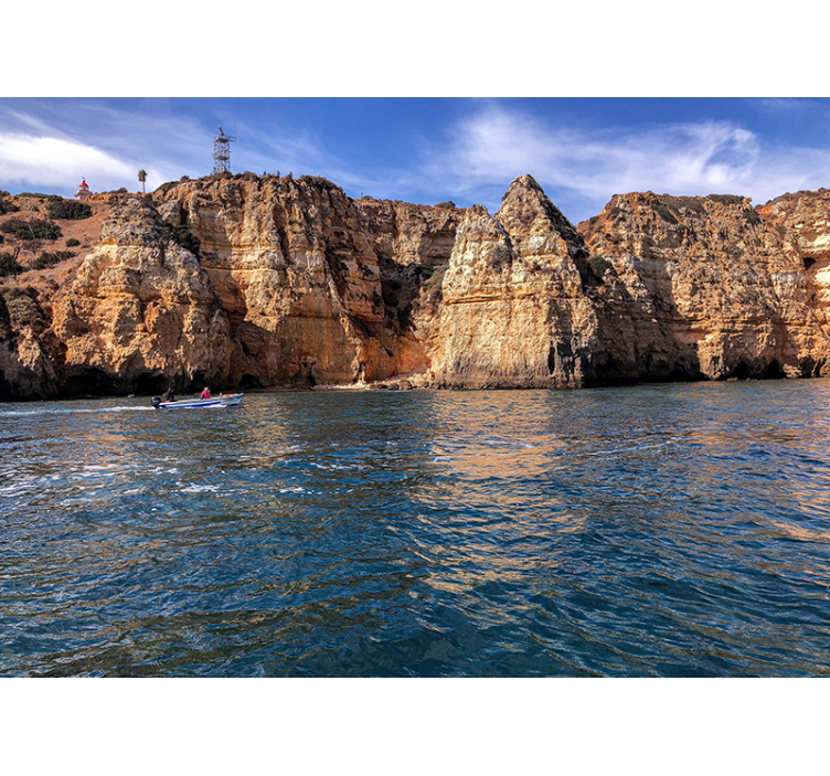 风景墙壁画 海边岩石结构 - TenStickers