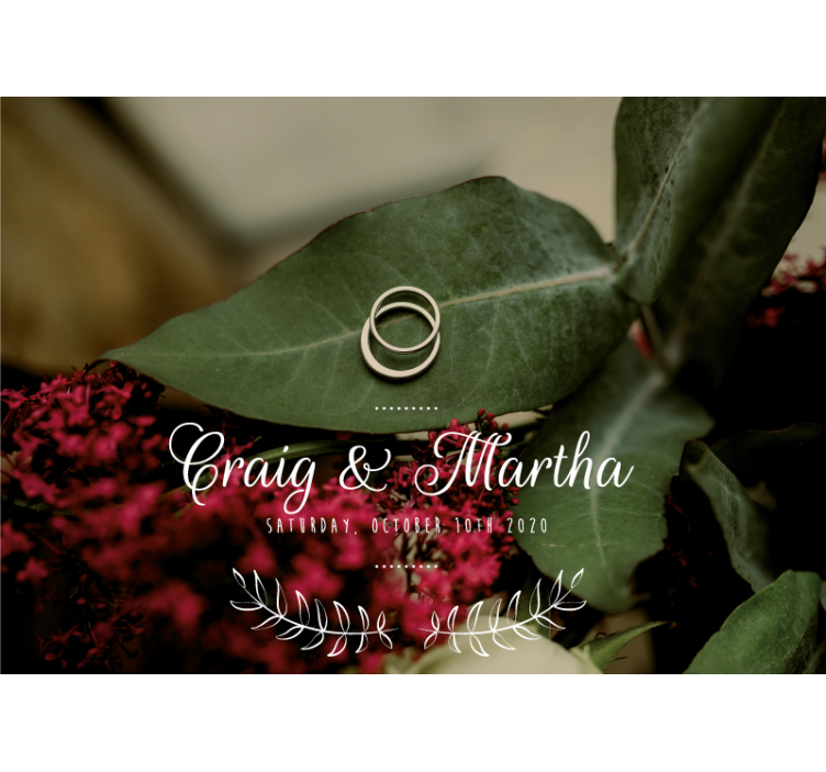 爱墙壁画 永恒的结婚戒指 - TenStickers