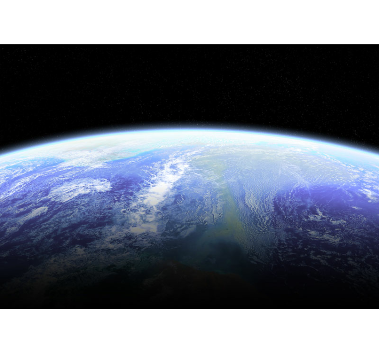 壁画  空间 从空中俯瞰地球 - TenStickers