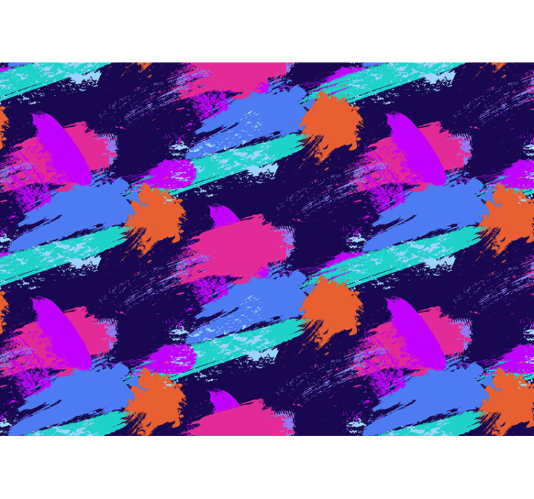 现代艺术飞溅抽象壁画 - TenStickers