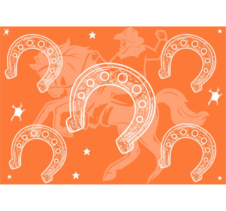 其他车辆壁画马蹄铁竞技场场景 - TenStickers