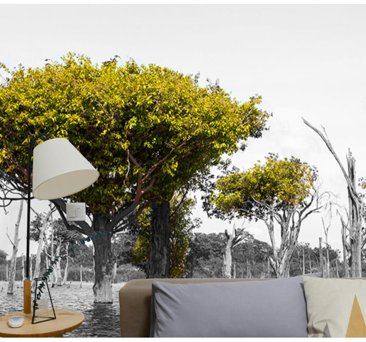 非洲风格壁画大干树 - TenStickers