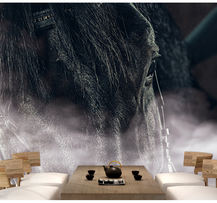 动物墙壁画 雄伟骏马特写 - TenStickers