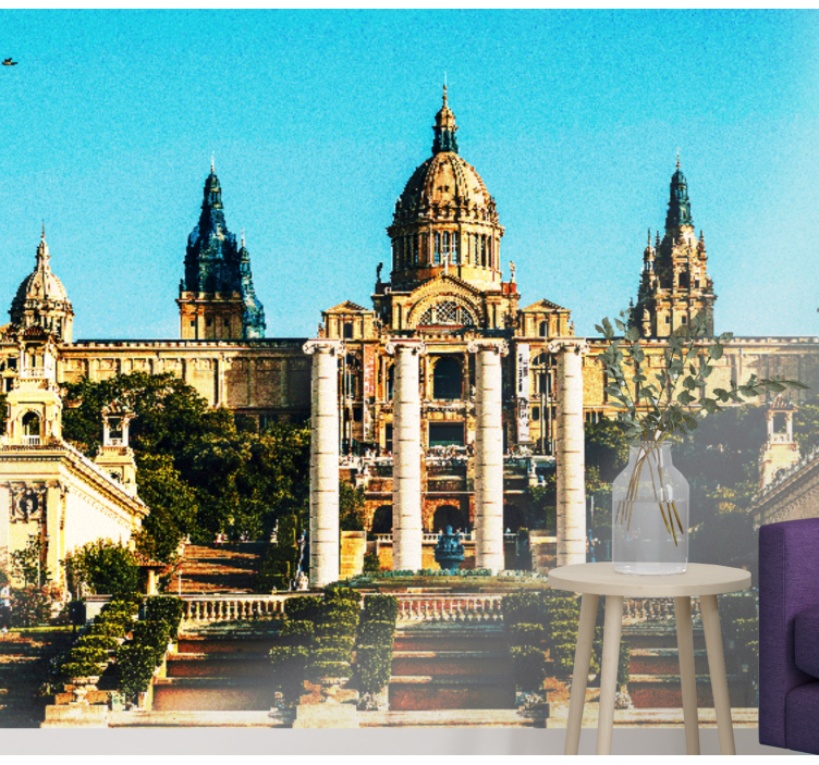 壁画巴塞罗那国家加泰罗尼亚博物馆 - TenStickers