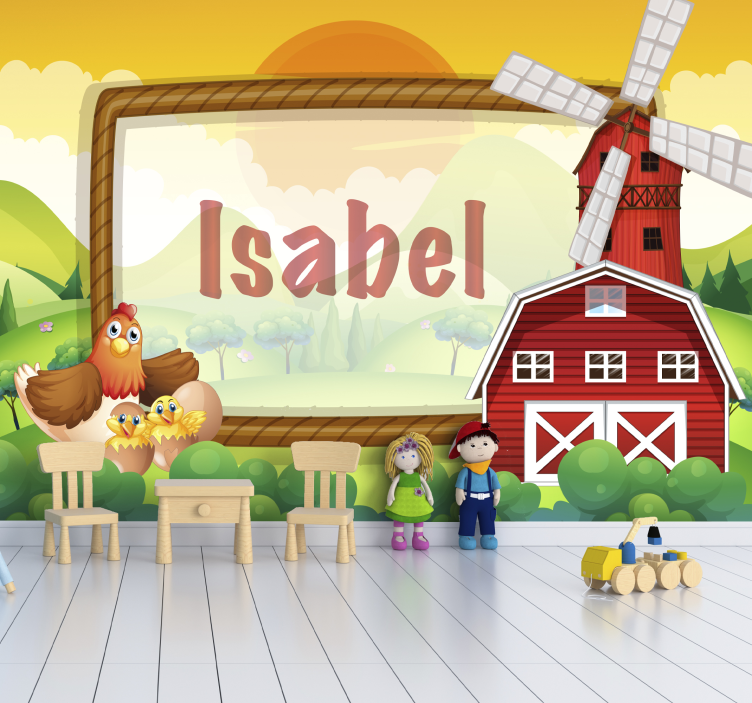 儿童房的其他壁画农场小伙伴 - TenStickers