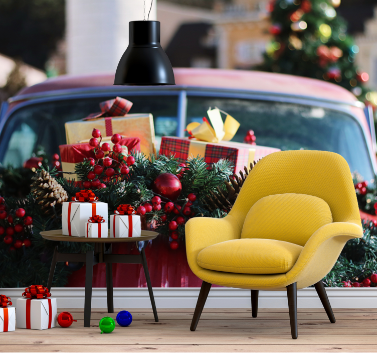 壁画圣诞节庆礼品 - TenStickers